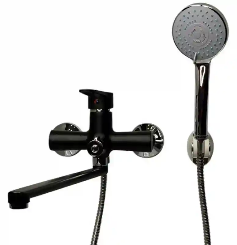 TEMMAX смеситель для ванны TM-075-1 (черный)