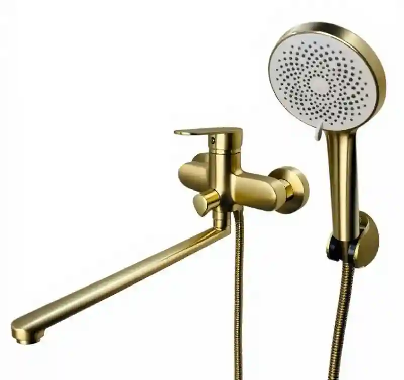 TEMMAX смеситель для ванны TM-110-6 (Золото матовое)