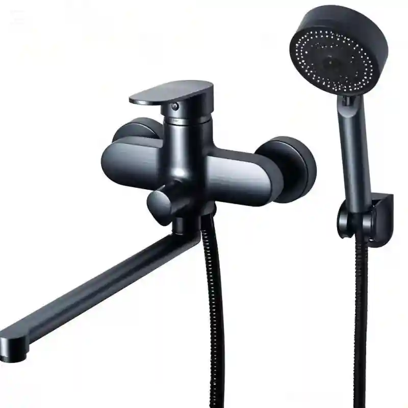 TEMMAX смеситель для ванны TM-110-1 (черный)