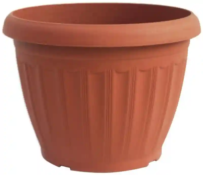 Горшок 13946006_2008 коричневый, пластик
