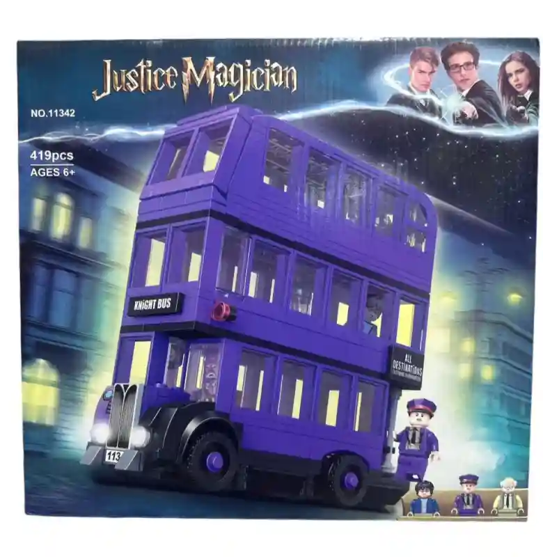 Конструктор Justice Magician 11342 Ночной рыцарь Knight Bus, 419 деталей