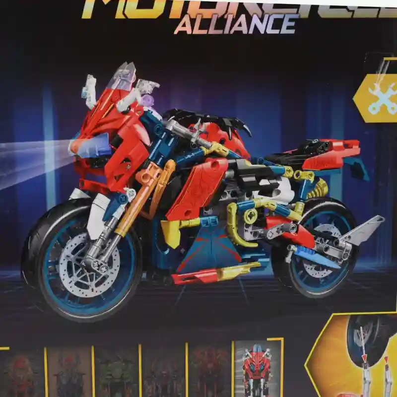 Конструктор Motorcycle Alliance: Мотоцикл Спайдермена, 767 деталей