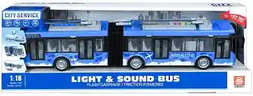 Игрушечный сочлененный автобус Shuttle Bus (масштаб 1:16)