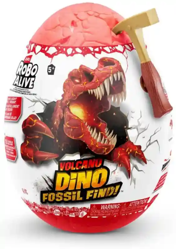 Игровой набор ZURU Robo Alive: Volcano Dino Fossil Find