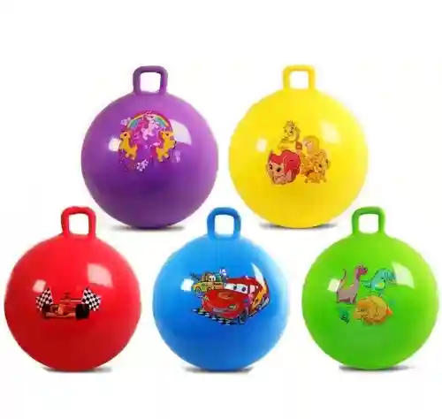 Фитбол с ручкой 45 см — мяч-прыгун гимнастический для детей