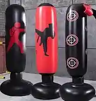 Боксёрская груша-неваляшка надувная — напольный тренажёр для бокса
