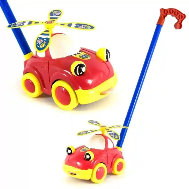 Каталка Машинка с вертушкой 23336