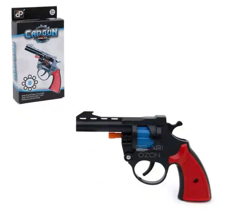 Игрушечный пистолет под пистоны 8-зарядный 23384