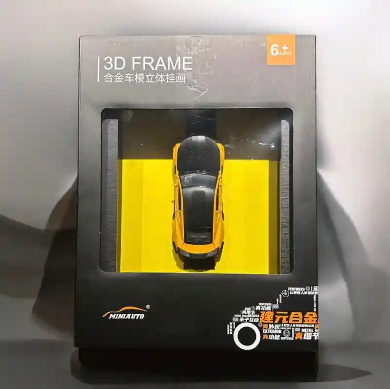 Аксессуары Mini Auto 3D рамка с металлической машинкой 23422