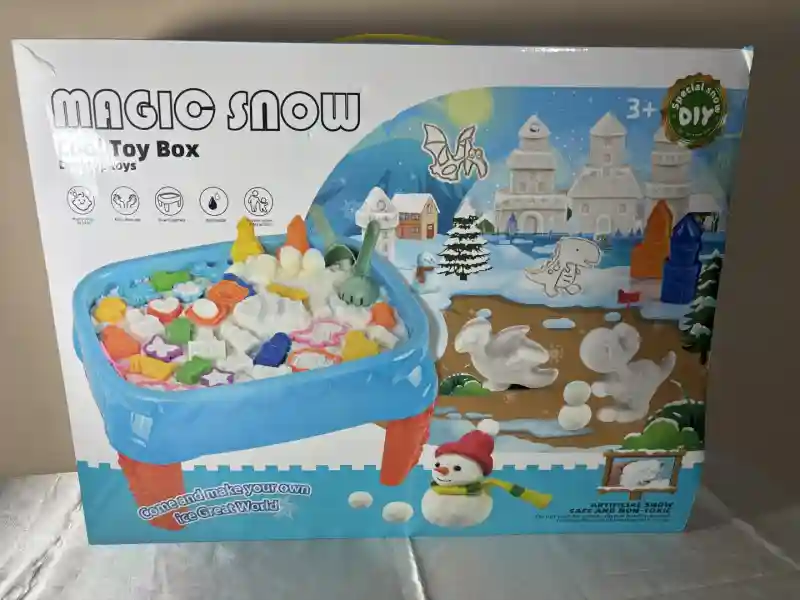 Магический снег кинетический песок для лепки 23539