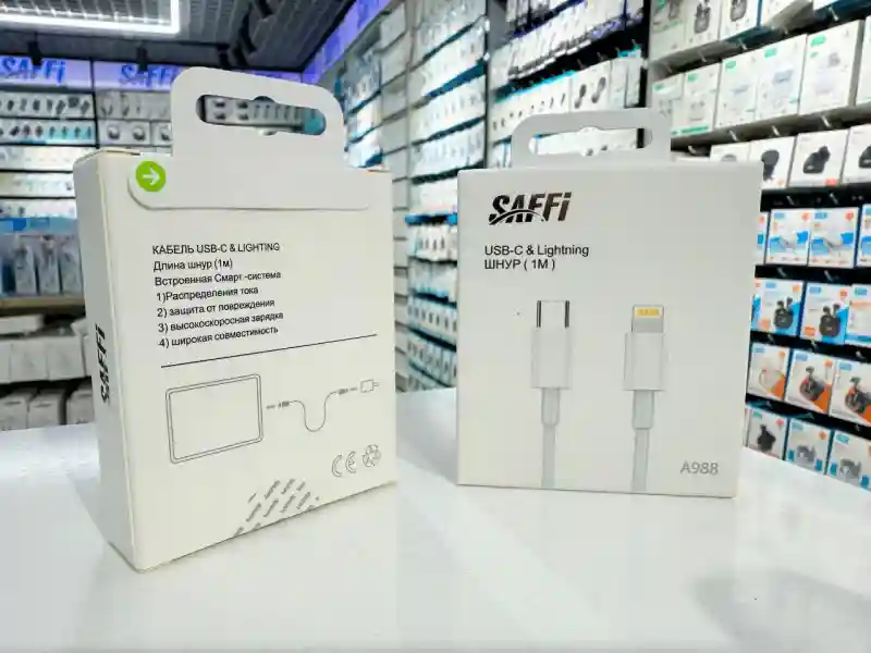 Кабель SAFFi A988 Lightning 1м 25168