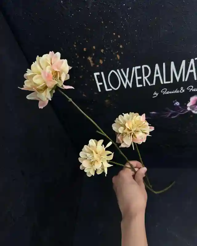 Искусственные цветы Цинния