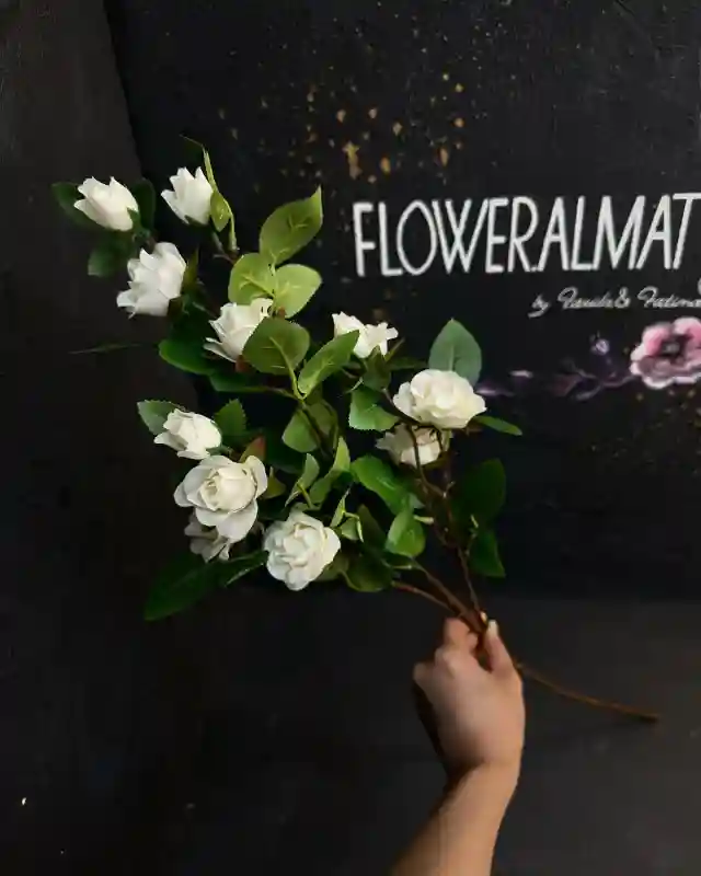 Искусственные цветы Кустовая Роза