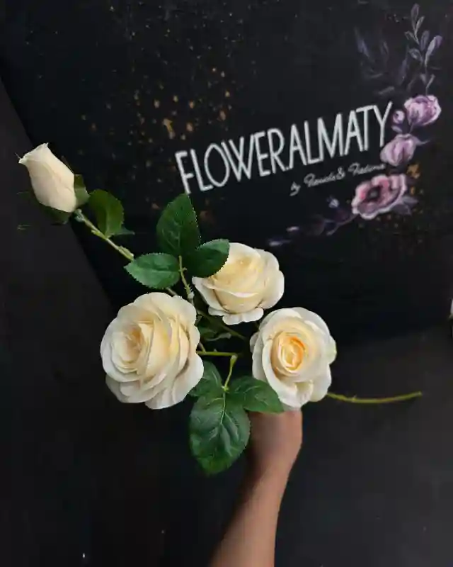 Искусственные цветы Кустовая Роза