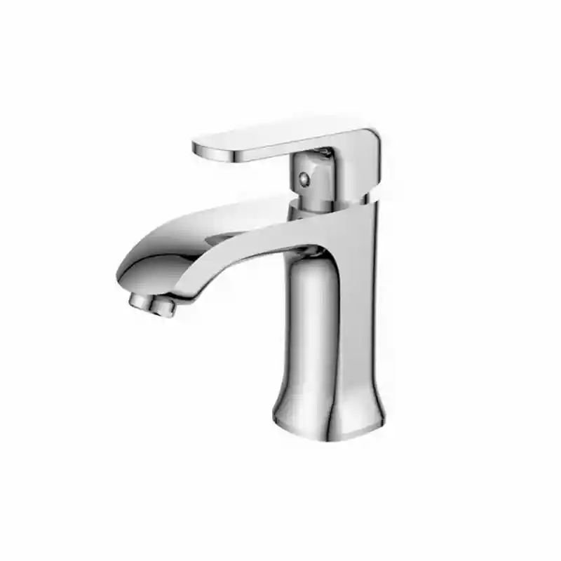 Смеситель для раковины однорычажный, хром