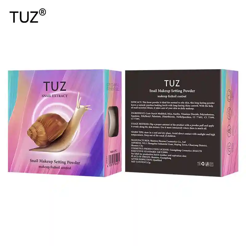 Фиксирующая пудра TUZ Snail