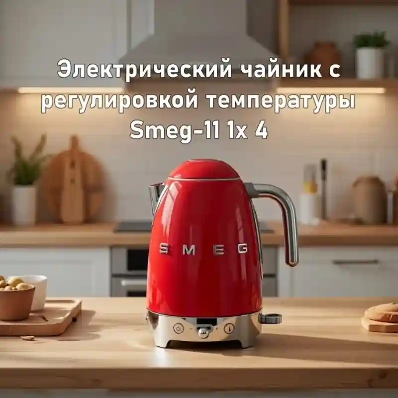 Электрический чайник с регулировкой температуры Smeg