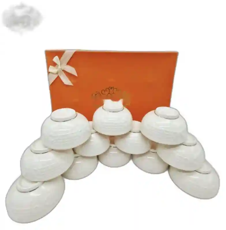 Набор пиал рельефных Valentina TC-02, 12 предметов