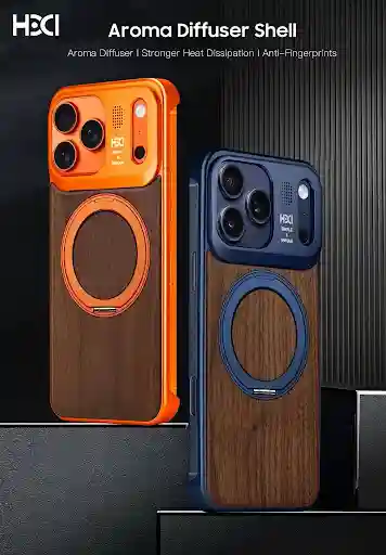 Чехол HDD HBC-423 Металл+Дерево для iPhone