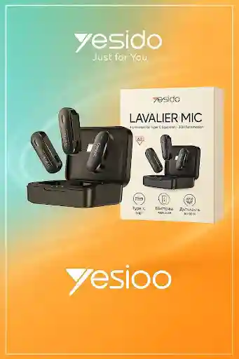 Петличный микрофон Type-C Yesido KR-17