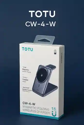 Беспроводная зарядка Totu 3-в-1 CW-4-W 15W