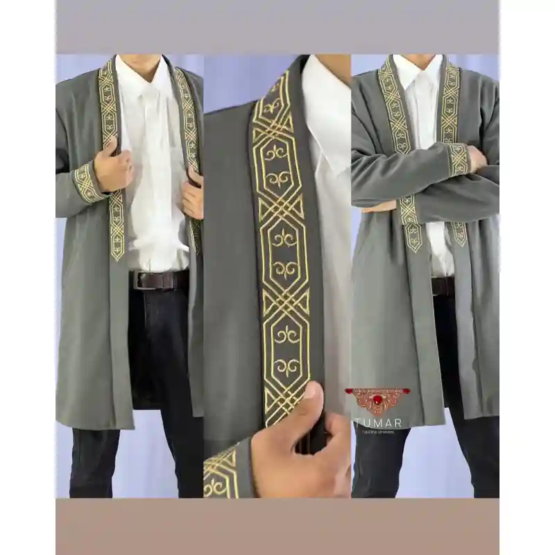 Шапан серый размер 52 (мужской)