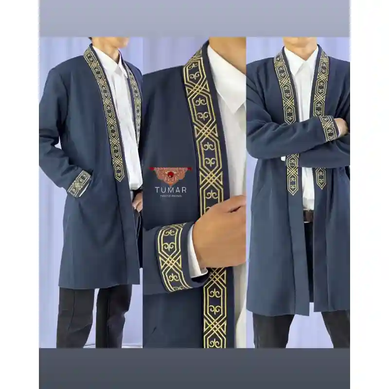 Шапан синий размер 54 (мужской)