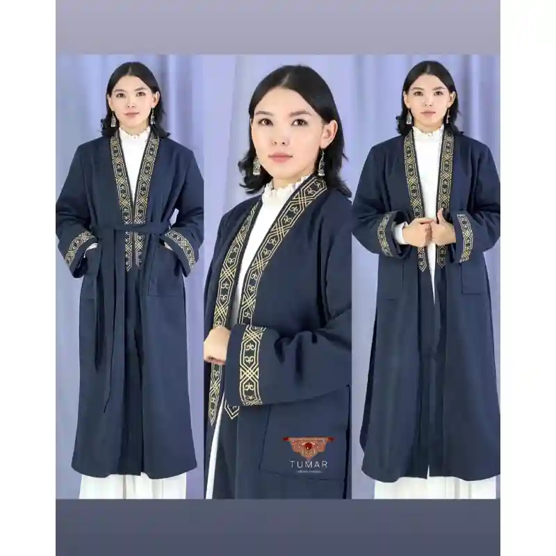 Шапан синий размер 50 (женский)