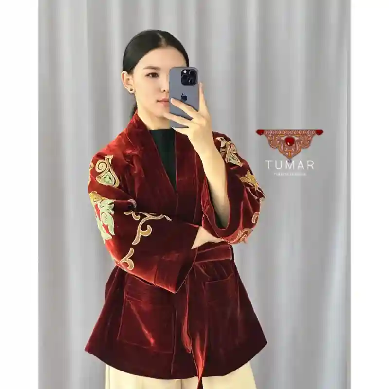 Кимино красный размер 48