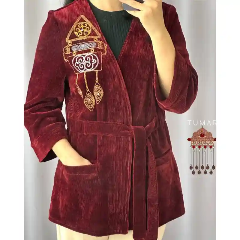 Кимино бардовое размер 50  (маломерка)