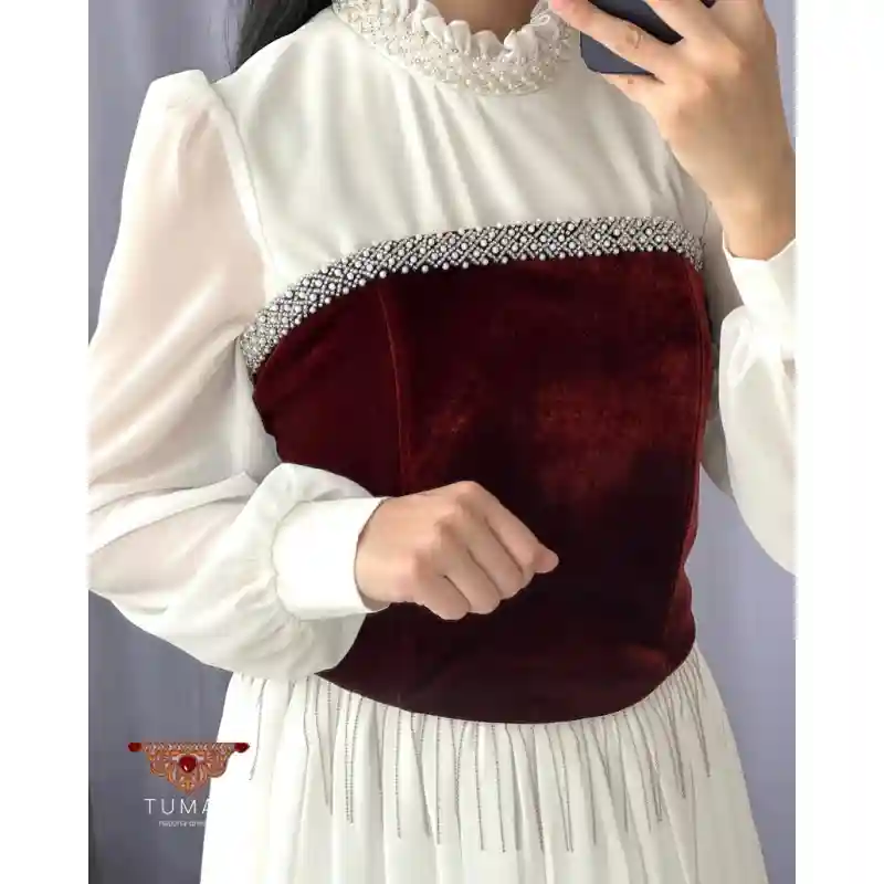 Корсет бардовый размер 44