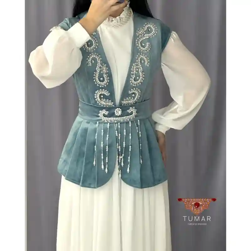 Кажекейка темно-бирюзовая размер 46