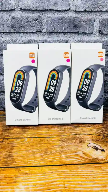 Смарт-часы Smart Band розовый и черный (модель М8)