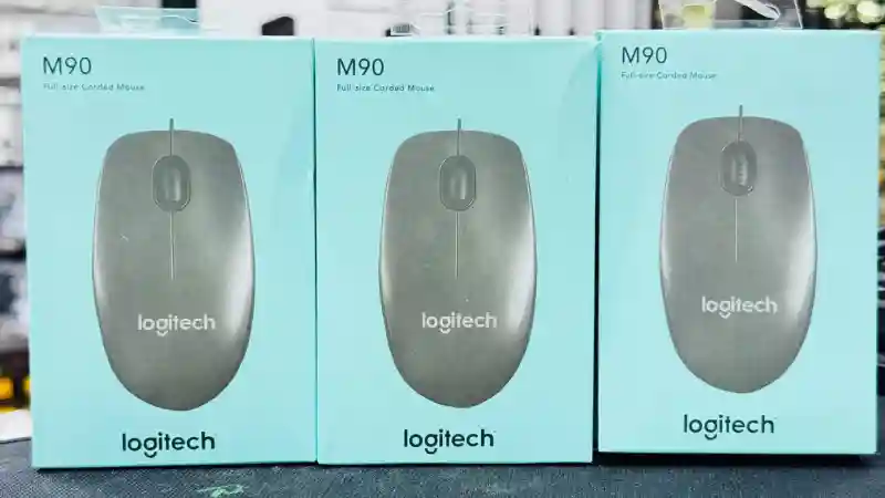 Мышь компьютерная проводная Logitech (модель М90)