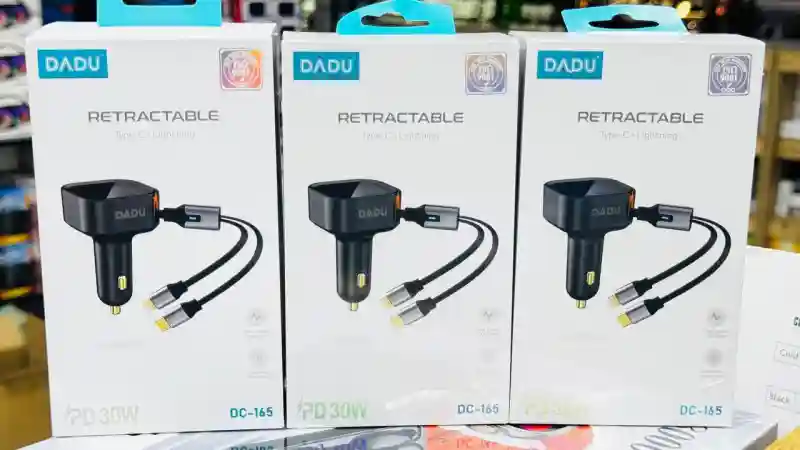 Автомобильное зарядное устройство со шнуром (модель DC-165)