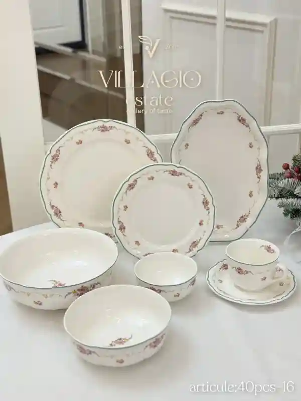 Столовый сервиз Villagio на 6 персон, 40 предметов (фарфор)