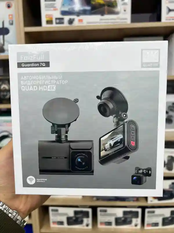 Автомобильный видеорегистратор FaizFull Guardian 7Q QUAD HD 4K с Wi-Fi