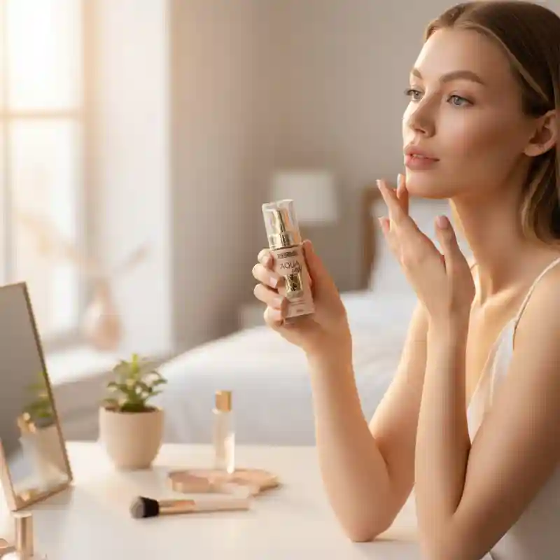 Тональный крем-флюид Aqua Veil Hyaluron Complex (110 fair)