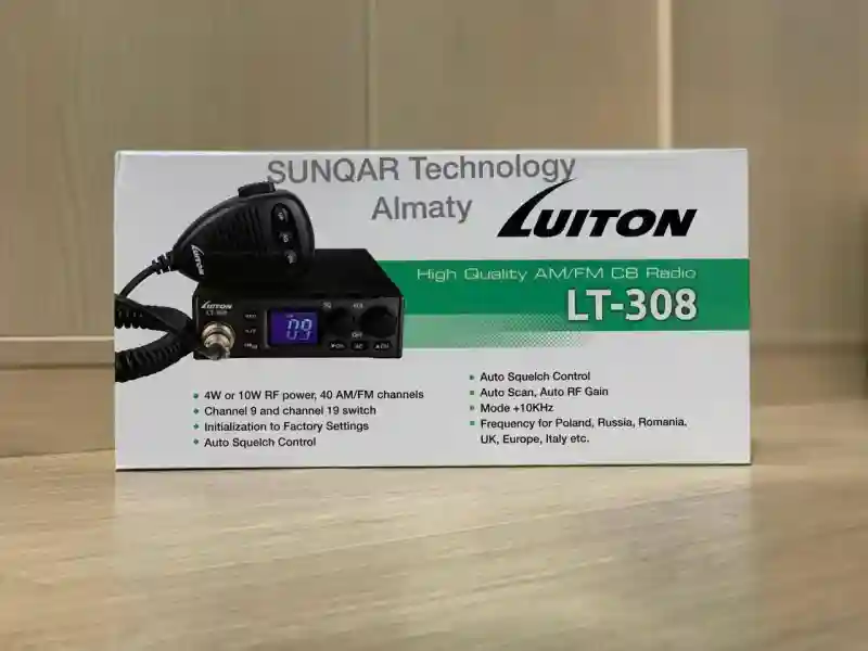 Автомобильная радиостанция LUITON LT-308 (AM/FM, 40 каналов)