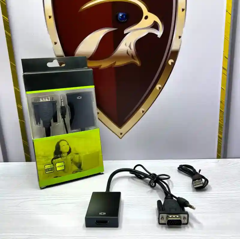 Переходник HDMI to VGA с аудиокабелем