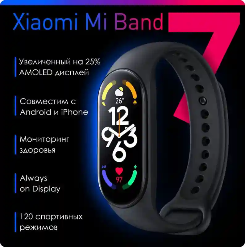 Фитнес-браслет Xiaomi Mi Band 7