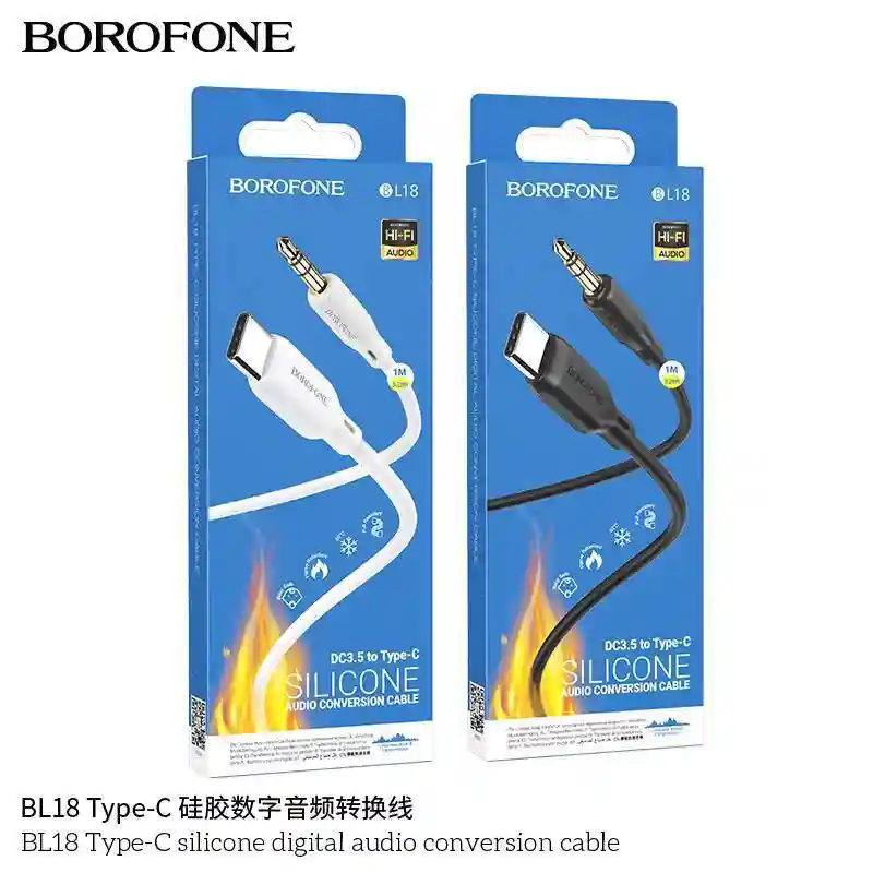 Аудиокабель BOROFONE BL18 Type-C → 3.5 мм AUX