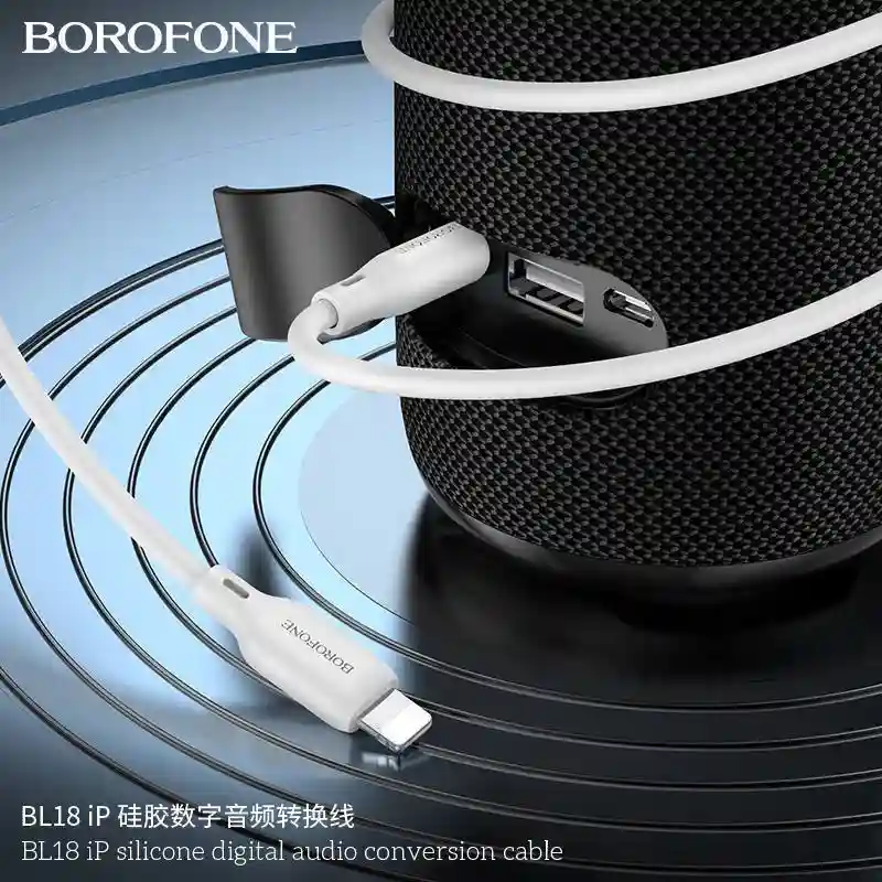 Аудиокабель BOROFONE BL18 Lightning → 3.5 мм AUX