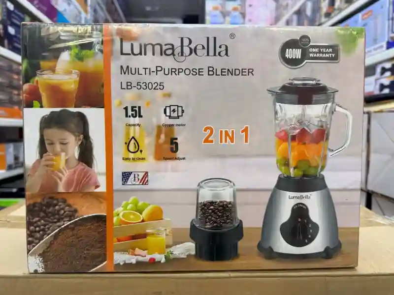 Блендер стационарный Luma Bella LB-53025 2 в 1 с кофемолкой
