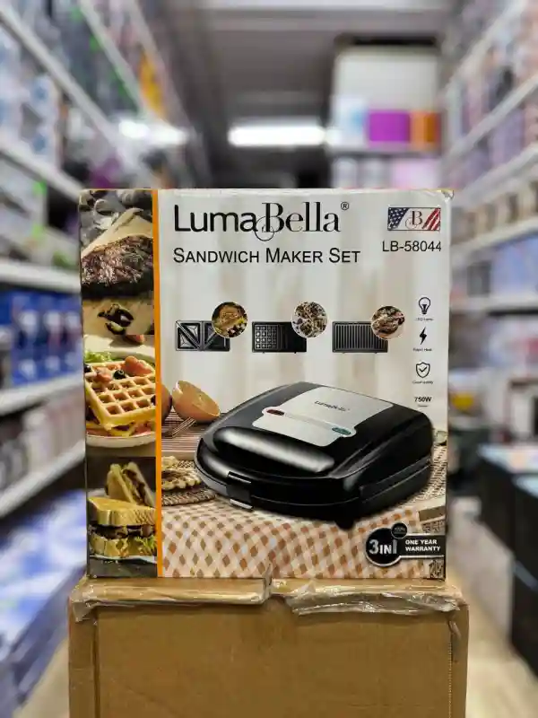 Мультимейкер Luma Bella LB-58053 6 в 1, черный-серебристый