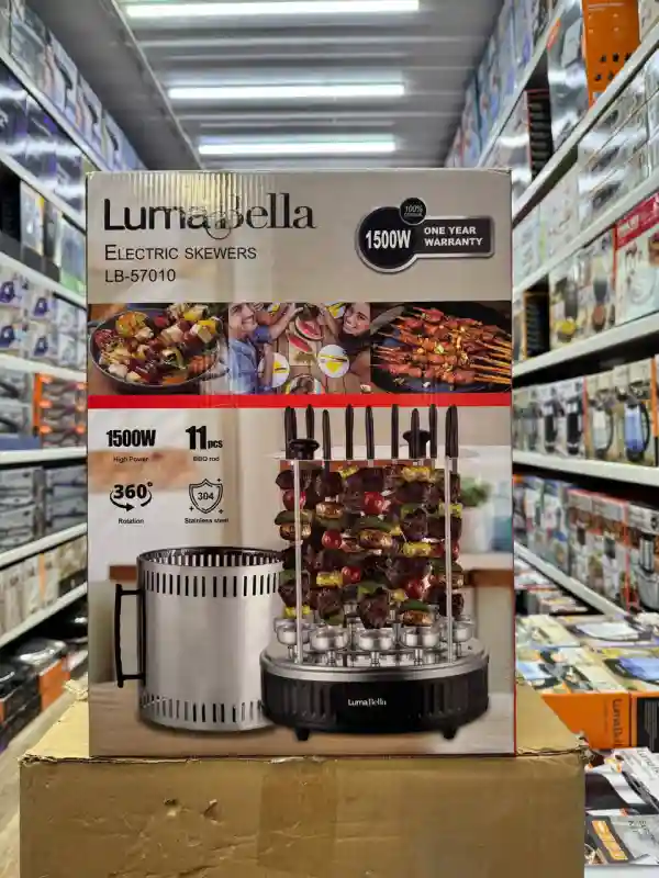 Электрическая шашлычница Luma Bella LB-57010, 1500 Вт