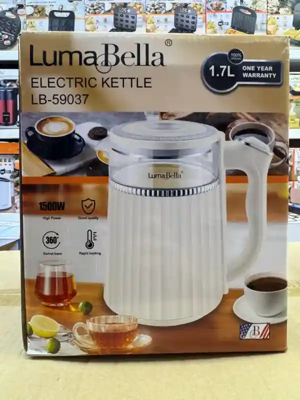 Электрочайник LumaBella LB-59037, 1.7 л