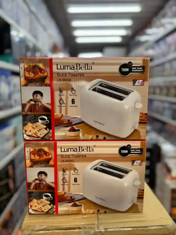 Тостер LumaBella LB-58042 на 2 слота, 700W