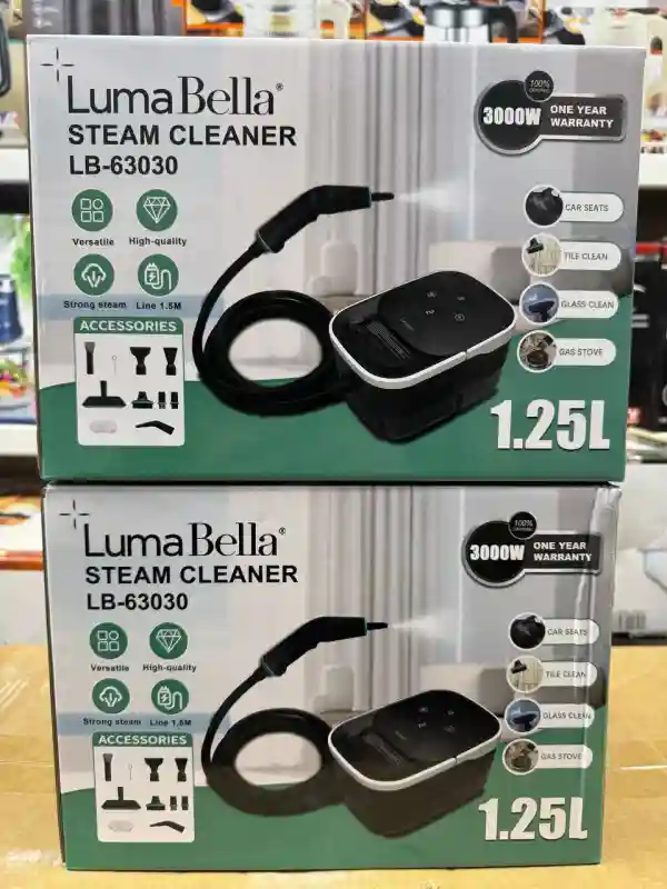 Пароочиститель напольный LumaBella LB-63030 (профессиональный), 1.25 л