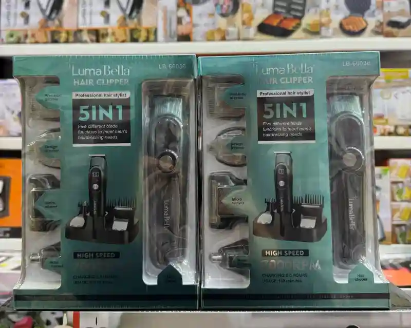 Набор для стрижки LumaBella LB-66036 (5 в 1), 7000 RPM